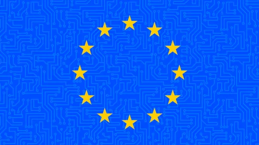 la bandiera dell'Unione Europea